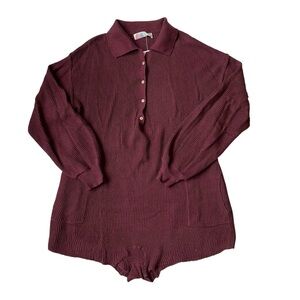 Free People Picnic Long Sleeve Romper